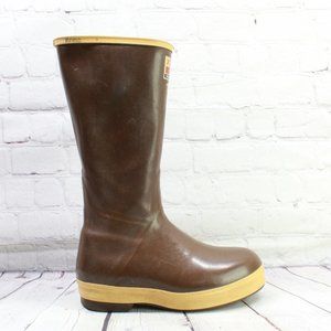 XtraTuf Brown Classic Neoprene Rubber Boots Waterproof Size 11 Inches